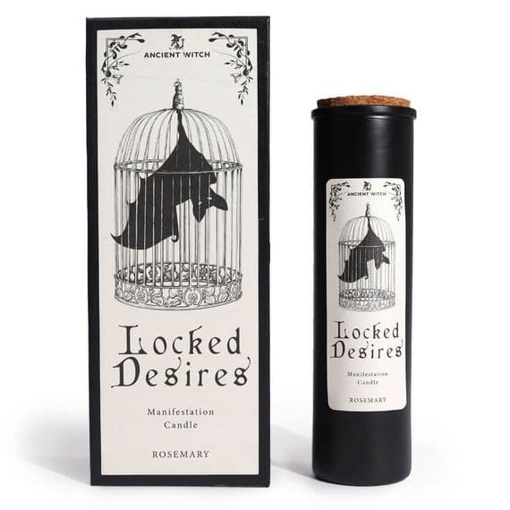 Ancient Witch Locked Desires Manifestation Ritual Soy Wax Candle