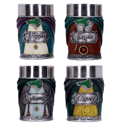 Lord Of The Rings Hobbit Shot Glasses