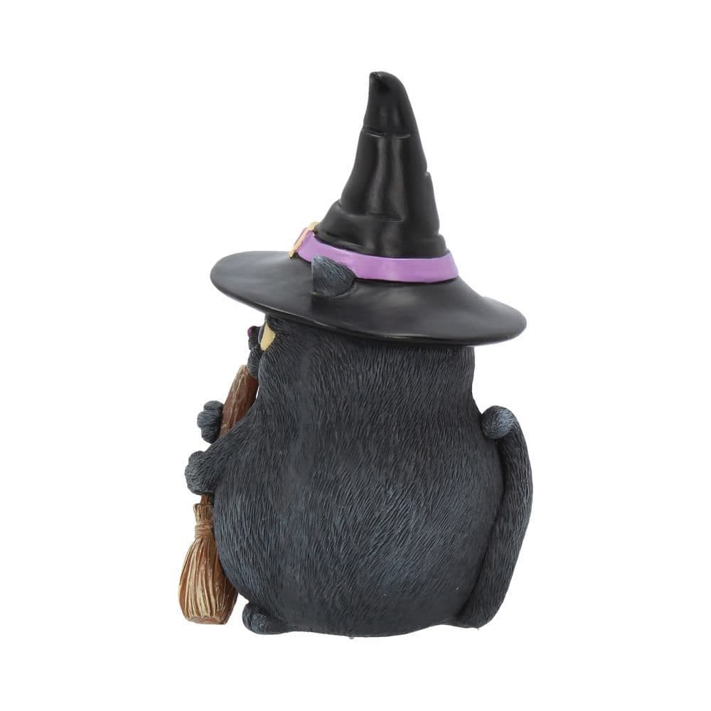 Magical Mischief Witch Hat and Black Cats Figurine 14cm main image 1