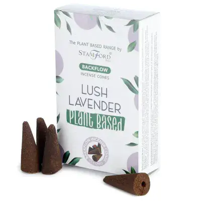 Lush Lavender Plant Based Backflow Incense Cones