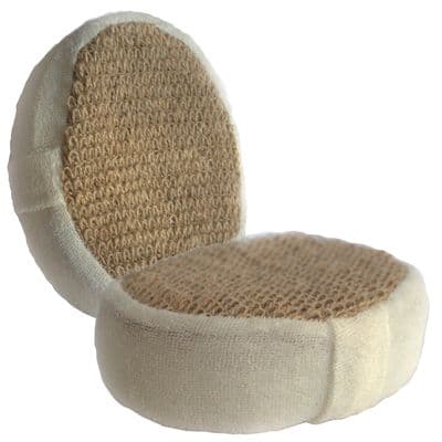 Luxury Exfoliating Brown Jute Sponge