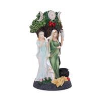 Maiden Mother Crone Triple Moon Painted Figurine | Nemesis Now