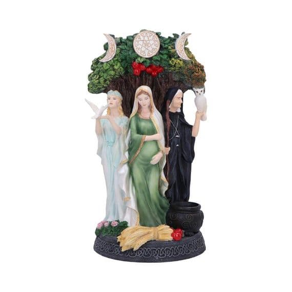 Maiden Mother Crone Triple Moon Painted Figurine | Nemesis Now