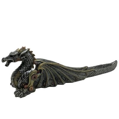 Mechanical Fire Steampunk Dragon Incense Burner