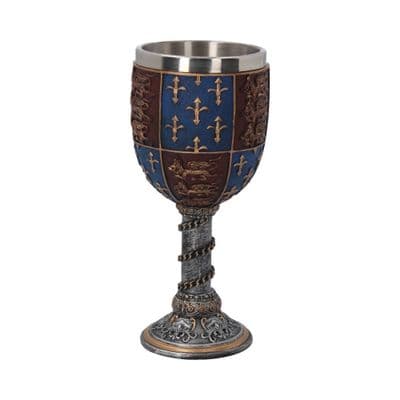 Medieval Golden Lions Wine Goblet