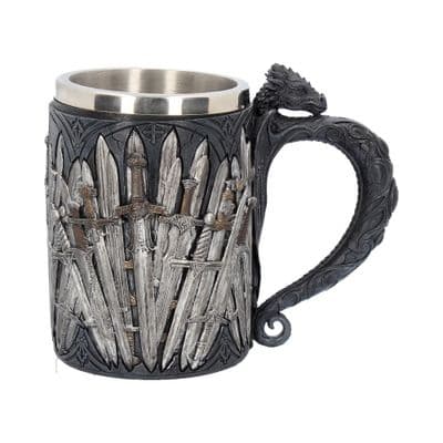 Medieval Sword And Dragon Tankard