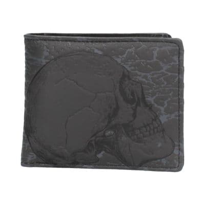 Memento Mori Skell Embossed Wallet