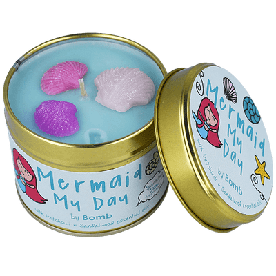 Mermaid My Day Candle In A Tin