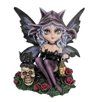 Midnight Fae Gothic Inspired Fairy Figurine