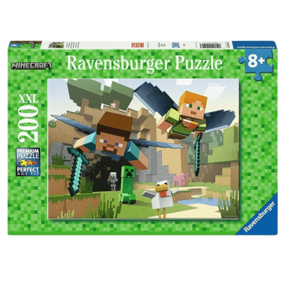 Minecraft Animal Adventures Childrens 200 Piece Jigsaw Puzzle