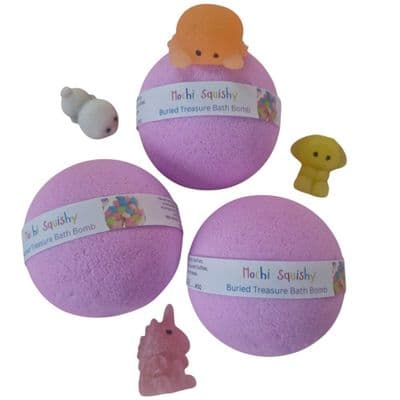 Mochi Themed Toy Inside Hidden Treasure Bath Bomb