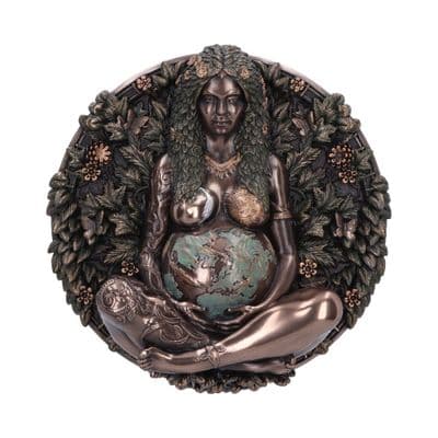 Mother Earth Bronze Wall Plaque