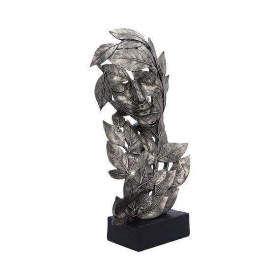 Natural Emotion Embrace Silver Leaves Statue | Nemesis Now Deal Kent