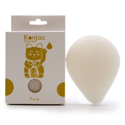 Natural Teardrop Konjac Sponge