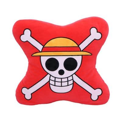 One Piece Skull & Cross Bones Soft Touch Cushion