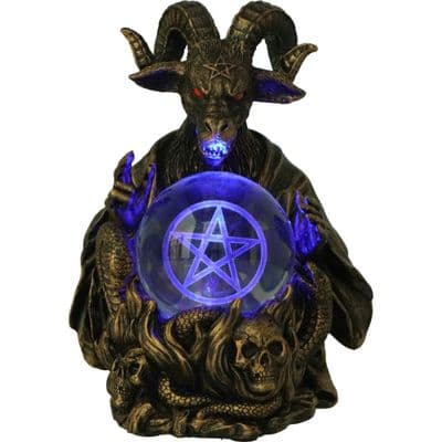 Orbuculum Of The Baphomet LED Light Up Figurine