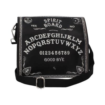 Ouija Spirit Board Embossed Messenger Shoulder Bag