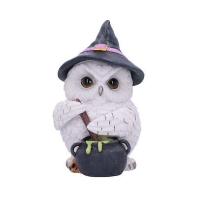 Owl Potion Snowy Owl Witch Figurine