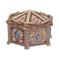 Pandora's Box Gold Hexagonal Trinket Box | Nemesis Now Deal Kent