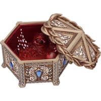 Pandora's Box Gold Hexagonal Trinket Box | Nemesis Now Deal Kent