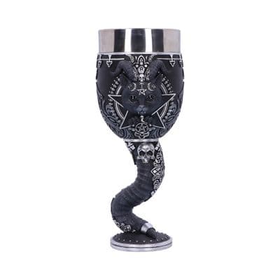 Pawzuph Cat Baphomet Wine Goblet