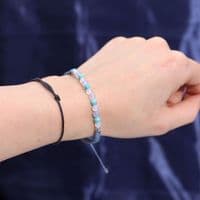 Pisces Zodiac Star Sign Crystal Candle With Gemstone Bracelet | Soy Wax Candles Deal Kent