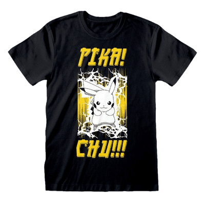 Pokemon Electrifying Pikachu Mens T Shirt