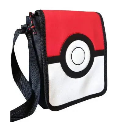 Pokemon Poke Ball Zip Fastening Messenger Bag