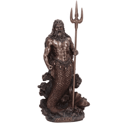 Poseidon God Of The Sea Ornament 18.5cm