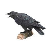 Raven's Call Gothic Bird Figurine