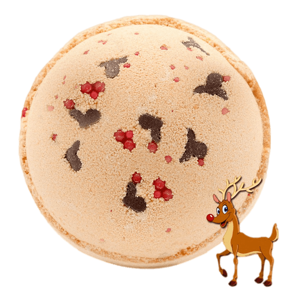 Large Reindeer & Red Noses Bath Bomb | Bonnebombe Deal Kent UK