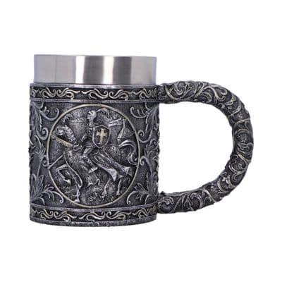 Ride For Glory Medieval Templar Knight Tankard