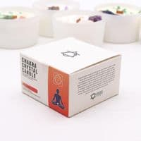 Root Chakra Inner Balance Crystal Gemstone Candle | Aromatherapy Candle Shops InDeal Kent UK