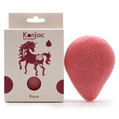 Rose Teardrop Konjac Sponge