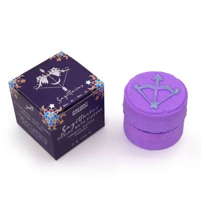 Sagittarius Zodiac Sign Bath Bombs With Cosmic Horoscope 2 Pack