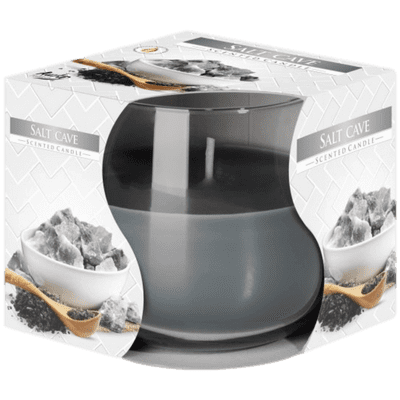Salt Cave Scented Essential Oil Glass Jar Candle
