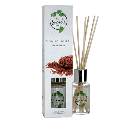 Sandalwood 50ml Earth Secrets Reed Diffuser