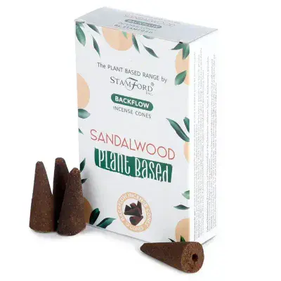 Sandalwood Plant Based Backflow Incense Cones