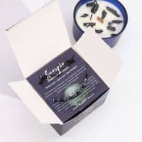 Scorpio Zodiac Star Sign Crystal Candle With Gemstone Bracelet | Soy Wax Candles Deal Kent