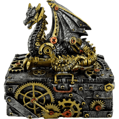 Secrets Of The Machine Dragon Trinket Box