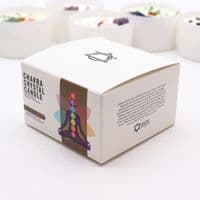 Seven Charkra Inner Balance Crystal Gemstone Candle | Aromatherapy Candle Shops InMargate Kent UK