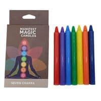 Seven Coloured Chakra Manifest Magic Spiritual Candles