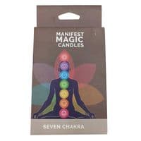 Seven Coloured Chakra Manifest Magic Spiritual Candles