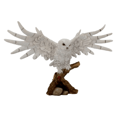 Snowy Rest White Owl Ornament