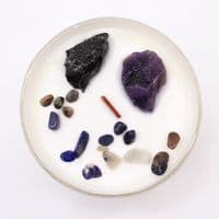 Solar Plexus Chakra Inner Balance Crystal Gemstone Candle | Aromatherapy Candle Shops InCanterbury Kent UK