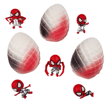 Spiderman Inspired Bath Bomb With Spiderman Themed Toy Inside