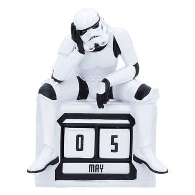 Star Wars What A Day Perpetual Calendar Stormtrooper Figurine