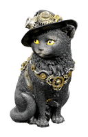Steampunk Clockwork Kitty Cat Sculpture | Nemesis Now Steampunk Ornaments Whitstable Kent UK