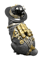Steampunk Clockwork Kitty Cat Sculpture | Nemesis Now Steampunk Ornaments Whitstable Kent UK