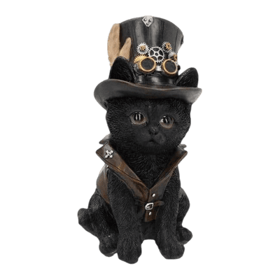 Steampunk Cogsmiths Cat Sculpture